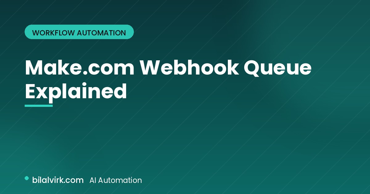 Make.com Webhook Queue Explained