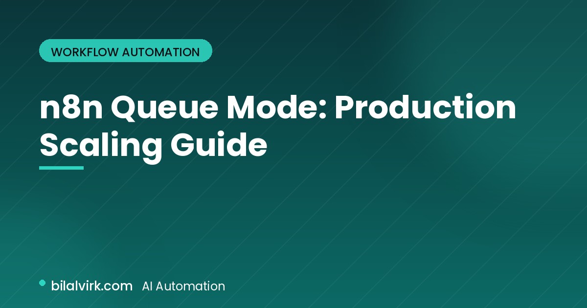 n8n Queue Mode: Production Scaling Guide